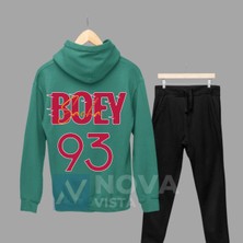 Biy Store Sacha Boey Futbol 93 Numara Forma Baskılı Unisex Kapüşonlu Spor Sweatshirt Eşofman Takımı