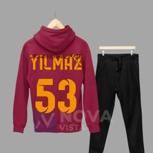 Biy Store Barış Alper 53 Numara Futbol Forma Baskılı Unisex Kapüşonlu Spor Sweatshirt Eşofman Takımı