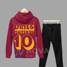 Dries Mertens Futbol 10 Numara Forma Baskılı Unisex Kapüşonlu Spor Sweatshirt Eşofman Takımı