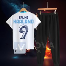 Erling Haaland 9 Numara City Forma Baskılı Unisex Tişört T-Shirt Şort Takımı