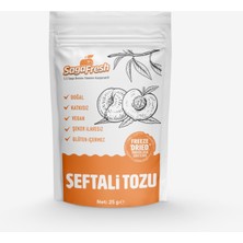 Dondurularak Kurutulmuş Şeftali Tozu (25G)
