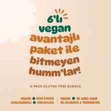 Organik Vegan Yulaf Bar Atıştırmalık Paketi - 6 Adet (2 Çeşit)