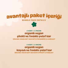 Organik Vegan Yulaf Bar Atıştırmalık Paketi - 6 Adet (2 Çeşit)