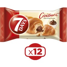 7Days Kakao Kremalı Dolgulu Kruvasan 60 gr x 12 Adet