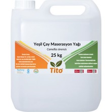 Tito Yeşil Çay Maserasyon Yağı Camellia Sinensis 25 kg