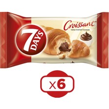 7Days Kakao Kremalı Dolgulu Kruvasan 60 gr x 6 Adet