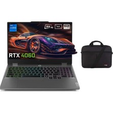 Lenovo Loq 15IRX9 83DV00HNTRH14 Intel Core İ7-13650HX 32GB Ddr5 512GB SSD RTX4060 8gb 15.6 Inç 144HZ Full Hd Freedos Gaming Laptop + Çanta