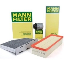 Mann Volkswagen Tiguan 2008 - 2010 Model Arası 1.4 Tsı 140 Bg Periyodik Bakım Filtre Seti Mann Marka