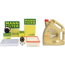 Mann Volkswagen Tiguan 2016 Model Sonrası 1.6 Tdı Periyodik Bakım Seti Motor Yağlı Mann Castrol Motor Yağlı