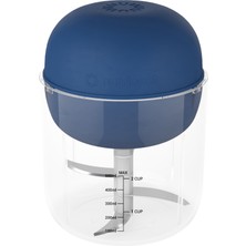 Nutri Cook Choppi Şarjlı ve Kablosuz Doğrayıcı 500ML Kapasiteli 2 Modlu Paslanmaz Çelik Bıçak