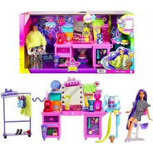 Barbie Extra Güzellik Seti GYJ70 1 Barbie +45 Parça
