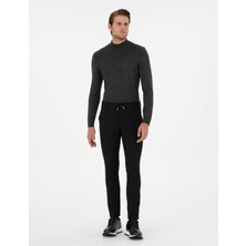Pierre Cardin Erkek Siyah Slim Fit Jogger Kanvas Pantolon 50295934-VR046