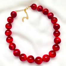 Petek Aksesuar Basic Akrilik Top Kolye