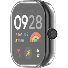 Mimtec Xiaomi Redmi Watch 4 Uyumlu Kasa ve Ekran Koruyucu 360 Tam Koruma Kılıf Kapak