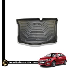 Gold Hyundai I20 2014 ve Sonrası Cleanly Siyah Uyumlu Bagaj Havuzu