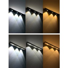 Hero Led HL-5517 40 cm 4W Hareket Sensörlü Şarjlı Taşınabilir LED Cabinet Tezgah Üstü