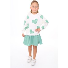 Toontoy Kız Çocuk Baskılı Elbise