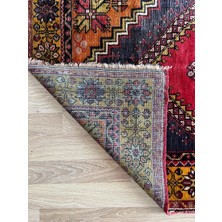 DesignEv 113X210 cm Canlı Renkli Anadolu Kilimi  Ev  El Dokuma Kilim