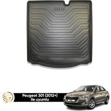 Gold Peugeot 301 Sedan 2017 Elmas Kesim Maxi Havuzlu Bagaj Havuzu