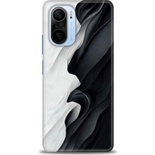 Kılıf Evreni Xiaomi Mi 11I Kılıf Hd Baskılı Kılıf - Black And White + 9h Nano Ekran Koruyucu