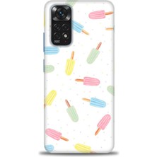 Kılıf Evreni Xiaomi Redmi Note 12 4g Kılıf Hd Baskılı Kılıf - Renkli Dondurmalar + 9h Nano Ekran Koruyucu