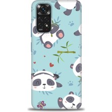 Kılıf Evreni Xiaomi Redmi Note 12 4g Kılıf Hd Baskılı Kılıf - Pandalar + 9h Nano Ekran Koruyucu