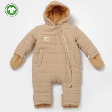 Baby Cosy Organic BabyCosy Organic Wear 7053OC Bebek Organic Müslin Welsoft Kayısı Kozmonot