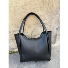 Zeyzey Butik Cessy Lamine Siyah Askılı Kadın Çanta