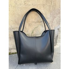 Zeyzey Butik Cessy Lamine Siyah Askılı Kadın Çanta