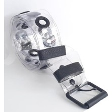 Şeffaf Kadın Kemer - Siyah Detaylı