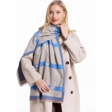 Fenza Scarf Fenza Y-810-6 Çift Taraflı Yün Kaşmir Atkı