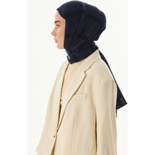 Fenza Scarf Valery Dama Desen Bej Yün Ipek Şal