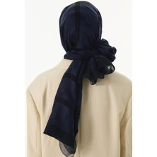 Fenza Scarf Valery Dama Desen Bej Yün Ipek Şal