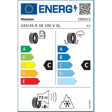 Matador 245/45 R18 100V Xl Fr Mp93 Nordicca Oto Kış Lastiği (Üretim Yılı: 2024)
