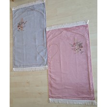 Kalpli Seccade Eşli Çift pamuk astarli Seccade