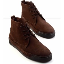 Bambi Kahve Nubuk  Deri Erkek Bot & Bootie E02034251001