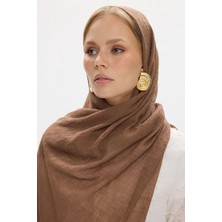 Fenza Scarf Freya Müslin Püsküllü Bürümcük Pamuklu Şal