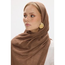 Fenza Scarf Freya Müslin Püsküllü Bürümcük Pamuklu Şal