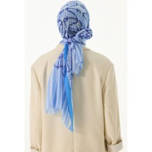 Fenza Scarf Hope Çapa Desen Mint Yeşil Pamuklu Şal