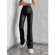Aref Jeans Ispanyol Deri Pantolon Kadın Deri Pantolon