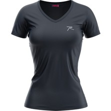 Raru Kadın %100 Pamuk T-Shirt Mulıer Lacivert