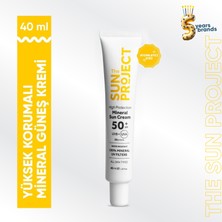 Görkito The Sun Project Yüksek Korumalı Aydınlatıcı %100 Mineral Güneş Kremi 50 Spf 40 ml