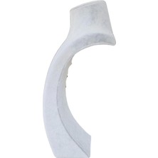 Özer Kutu Beren Kolye & Gerdanlık Sergileme Mankeni Gri Süet 32 cm 2.boy
