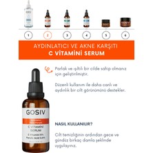 Gosıv Aydınlatıcı ve Akne Karşıtı C Vitamini Serum 30 ml (C Vitamini 5% + Ferulic Acid 0,5%)