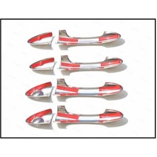 Emtek Ford Focus 1 Krom Kapı Kolu 4 Kapı 1998-2005 Paslanmaz Çelik (Çift Delik)