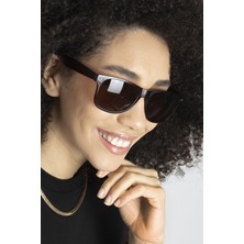 POLO55 Xed Wayfarer Kahverengi Kadın Güneş Gözlüğü