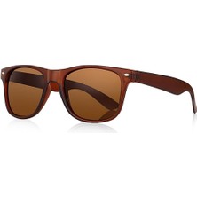 POLO55 Xed Wayfarer Kahverengi Kadın Güneş Gözlüğü