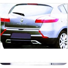 Emtek Renault Megane 3 Hb Krom Bagaj Alt Çıtası 2010-2016 P. Çelik