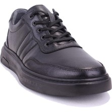 Dagoster DMA08-100 Siyah Ortopedik Günlük Erkek Deri Ayakkabı