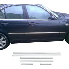 Emtek Bmw E-46 Krom Yan Kapı Çıtası 6 Prç. 1998-2007 Paslanmaz Çelik